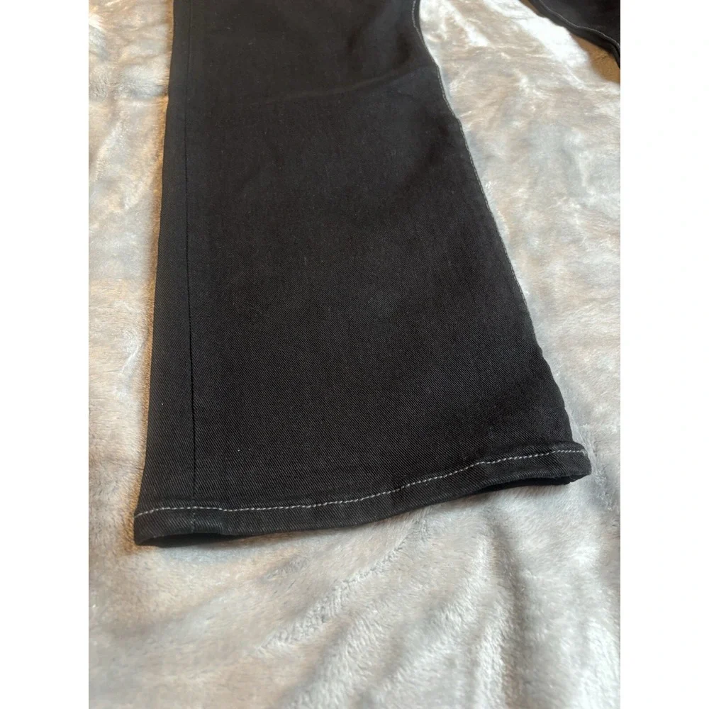 True Religion Jeans Ricky Relaxed NWT‎ Straight Black Button Flap Pocket 36x30